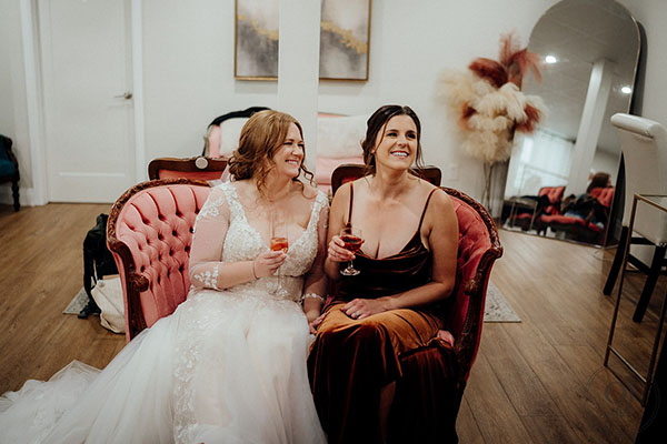 Luxe Lounge at Empey Estates Wedding Venue