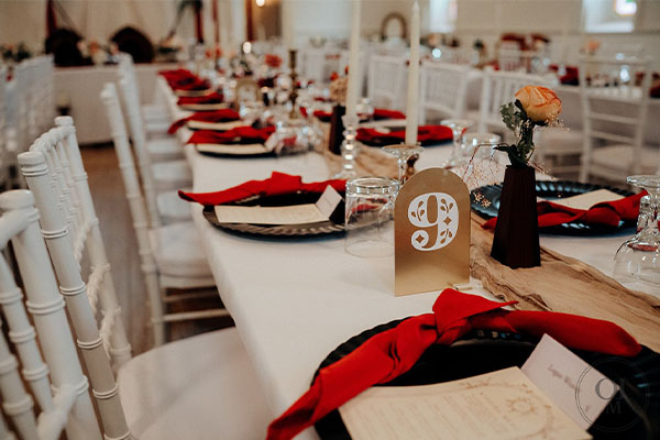 The Grand Hall of Empey Estates Wedding Venue