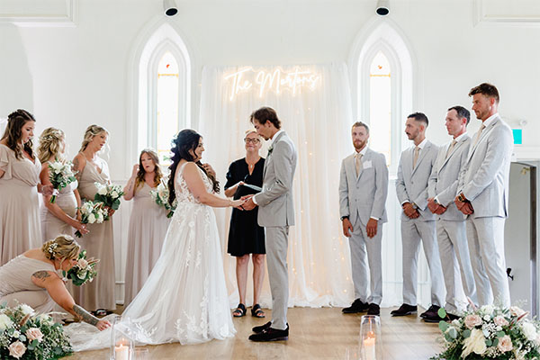 The Grand Hall of Empey Estates Wedding Venue